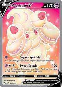 Alcremie V (Full Art) | 064/072 | Holofoil | Shining Fates