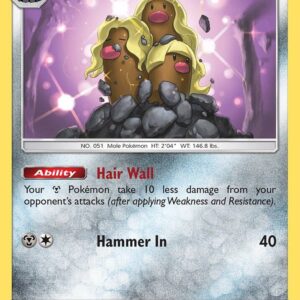 Alolan Dugtrio 122/214 Reverse Holofoil SM – Unbroken Bonds Alolan Dugtrio 122/214 Reverse Holofoil SM – Unbroken Bonds