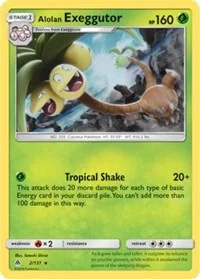 Alolan Exeggutor | 2/131 (SM Forbidden Light) | 002/131 | Holofoil | Deck Exclusives