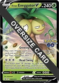 Alolan Exeggutor V | SWSH225 | Holofoil | Jumbo Cards
