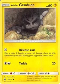 Alolan Geodude | 32/111 | Reverse Holofoil | SM - Crimson Invasion