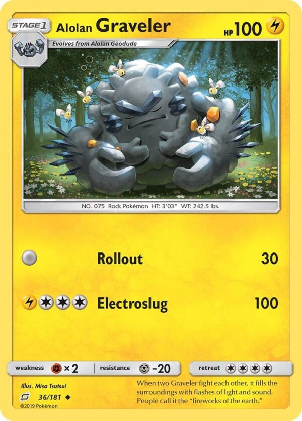 Alolan Graveler 36/181 Normal SM – Team Up Alolan Graveler 36/181 Normal SM – Team Up