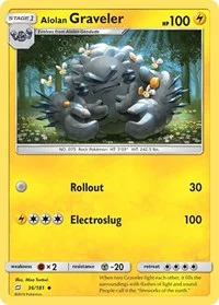 Alolan Graveler | 36/181 | Reverse Holofoil | SM - Team Up