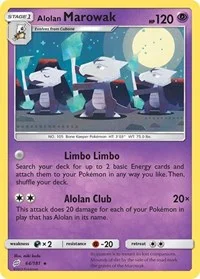 Alolan Marowak | 64/181 | Reverse Holofoil | SM - Team Up
