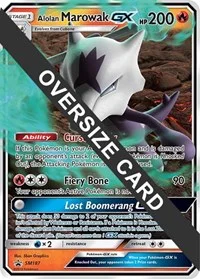 Alolan Marowak GX | SM187 | Holofoil | Jumbo Cards