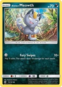 Alolan Meowth | 78/149 | Reverse Holofoil | SM Base Set