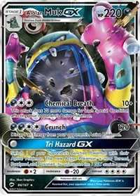 Alolan Muk GX | 84/147 | Holofoil | SM - Burning Shadows