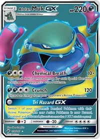 Alolan Muk GX (Full Art) | 138/147 | Holofoil | SM - Burning Shadows
