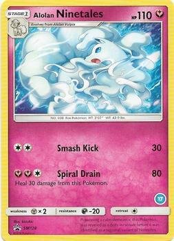 Alolan Ninetales (17) SM128 Normal SM Trainer Kit: Alolan Sandslash & Alolan Ninetales