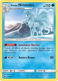 Alolan Ninetales | 28/147 | Reverse Holofoil | SM - Burning Shadows