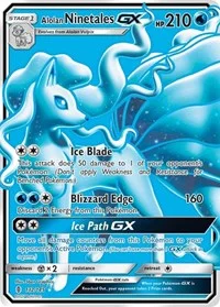 Alolan Ninetales GX (Full Art) | 132/145 | Holofoil | SM - Guardians Rising