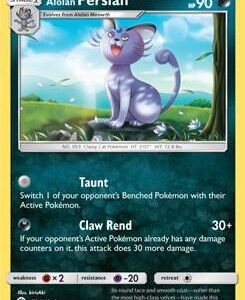 Alolan Persian 79/149 (Cosmos Holo) 079/149 Holofoil Blister Exclusives