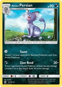 Alolan Persian | 79/149 | Normal | SM Base Set