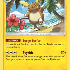 Alolan Raichu 31/111 Reverse Holofoil SM – Crimson Invasion