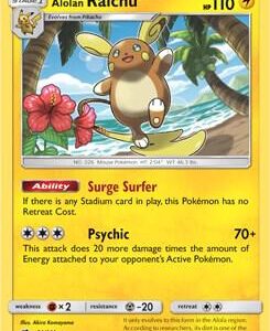Alolan Raichu 31/111 (SM Crimson Invasion) 031/111 Normal Deck Exclusives