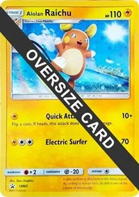 Alolan Raichu | SM65 | Holofoil | Jumbo Cards