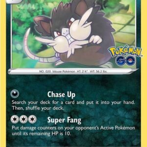 Alolan Raticate 042/078 Normal Pokemon GO