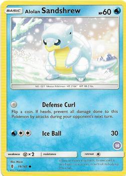 Alolan Sandshrew (14) 19/145 Normal SM Trainer Kit: Alolan Sandslash & Alolan Ninetales Alolan Sandshrew (14) 19/145 Normal SM Trainer Kit: Alolan Sandslash & Alolan Ninetales