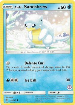Alolan Sandshrew (29) 19/145 Normal SM Trainer Kit: Alolan Sandslash & Alolan Ninetales Alolan Sandshrew (29) 19/145 Normal SM Trainer Kit: Alolan Sandslash & Alolan Ninetales