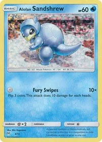 Alolan Sandshrew | 4/12 | 004/012 | Holofoil | McDonald's Promos 2019