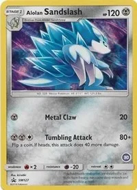 Alolan Sandslash (30) | SM127 | Holofoil | SM Trainer Kit: Alolan Sandslash & Alolan Ninetales