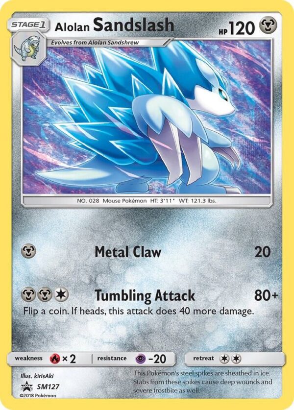 Alolan Sandslash SM127 Holofoil SM Promos Alolan Sandslash SM127 Holofoil SM Promos
