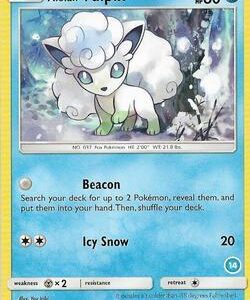 Alolan Vulpix (14) 21/145 Normal SM Trainer Kit: Alolan Sandslash & Alolan Ninetales