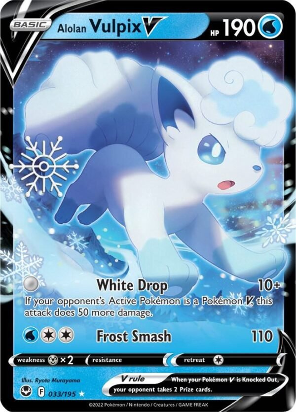 Alolan Vulpix V 033/195 (Holiday Calendar) Holofoil Miscellaneous Cards & Products Alolan Vulpix V 033/195 (Holiday Calendar) Holofoil Miscellaneous Cards & Products
