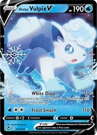 Alolan Vulpix V | 033/195 (Holiday Calendar) | Holofoil | Miscellaneous Cards & Products