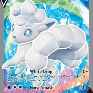 Alolan Vulpix V (Full Art) 173/195 Holofoil SWSH12: Silver Tempest Alolan Vulpix V (Full Art) 173/195 Holofoil SWSH12: Silver Tempest