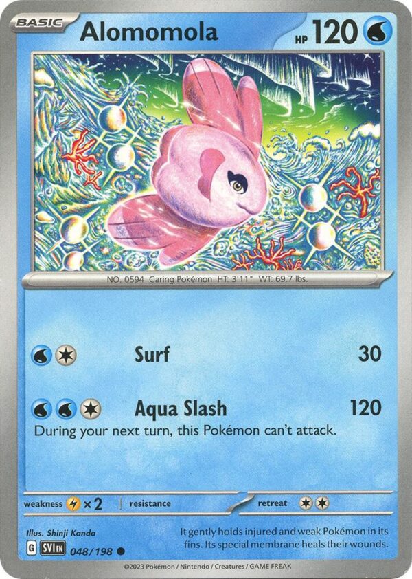 Alomomola 048/198 Reverse Holofoil SV01: Scarlet & Violet Base Set