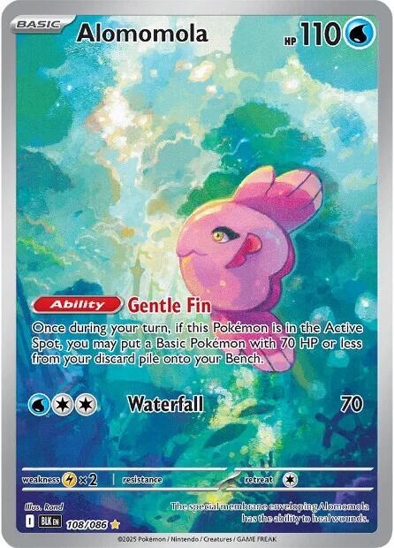 Alomomola 108/086 Holofoil SV: Black Bolt