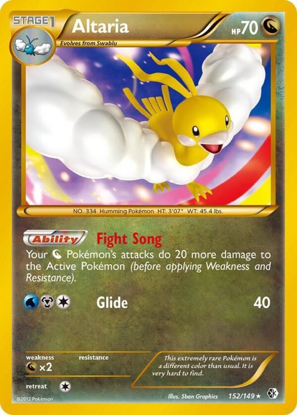 Altaria 152/149 Holofoil Boundaries Crossed Altaria 152/149 Holofoil Boundaries Crossed