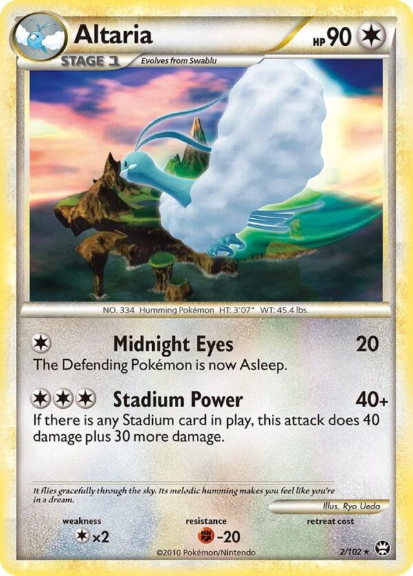 Altaria 2/102 Holofoil Triumphant Altaria 2/102 Holofoil Triumphant