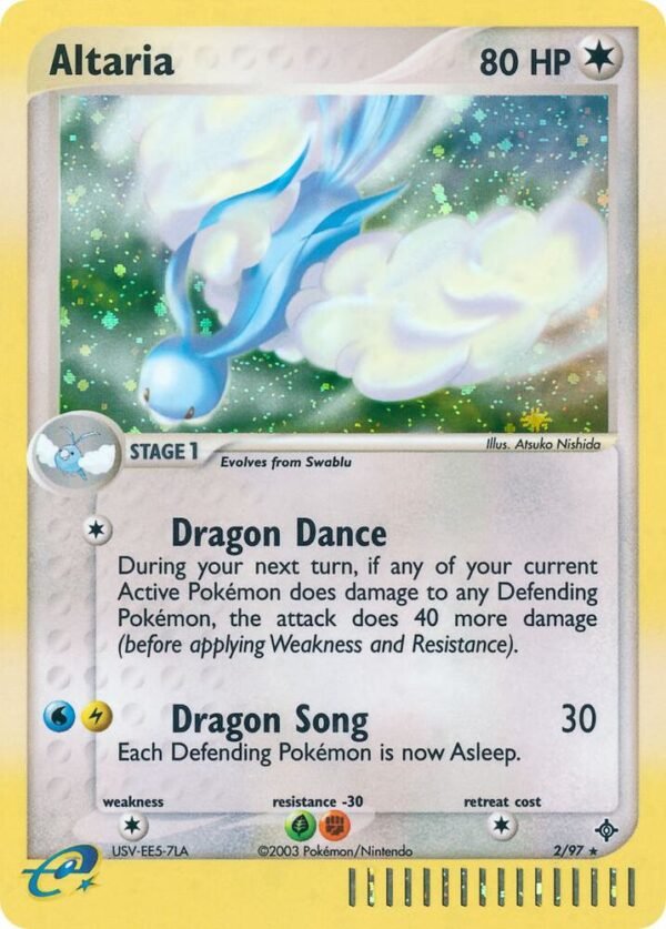 Altaria 2/97 Reverse Holofoil Dragon