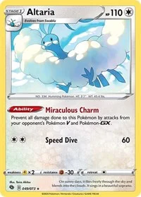 Altaria | 49/73 | Holofoil | Champion's Path Altaria | 49/73 | Holofoil | Champion's Path