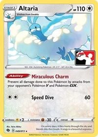 Altaria | 49/73 | Normal | Prize Pack Series Cards
