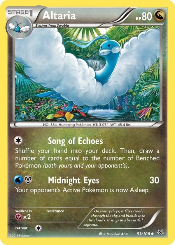 Altaria (53) 53/108 Normal XY – Roaring Skies Altaria (53) 53/108 Normal XY – Roaring Skies