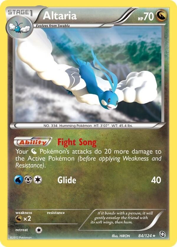 Altaria 84/124 Holofoil Dragons Exalted Altaria 84/124 Holofoil Dragons Exalted