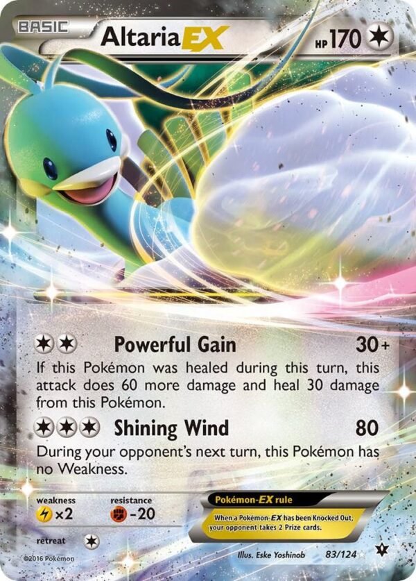 Altaria EX 83/124 Holofoil XY – Fates Collide