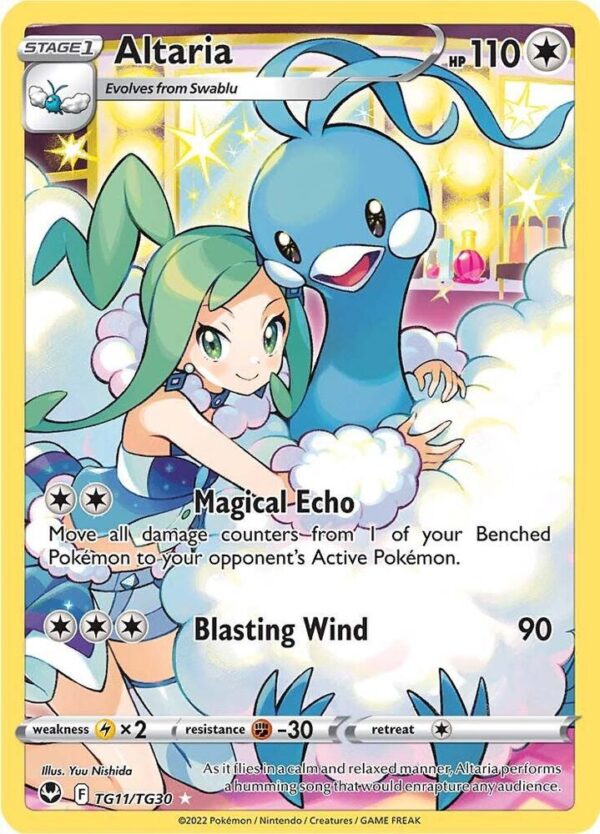Altaria TG11/TG30 Holofoil SWSH12: Silver Tempest Trainer Gallery Altaria TG11/TG30 Holofoil SWSH12: Silver Tempest Trainer Gallery
