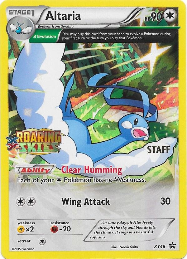 Altaria XY46 (Prerelease) [Staff] Holofoil XY Promos