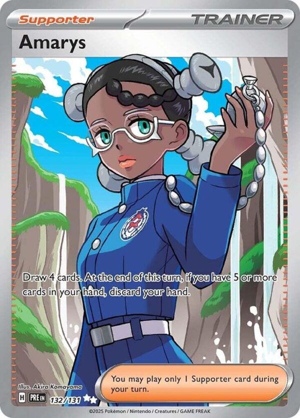 Amarys 132/131 Holofoil SV: Prismatic Evolutions Amarys 132/131 Holofoil SV: Prismatic Evolutions