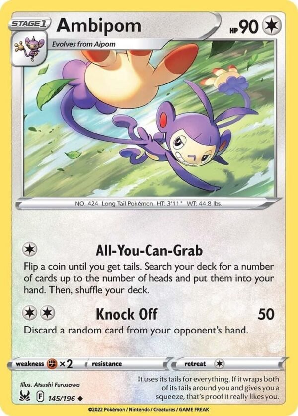 Ambipom 145/196 Normal SWSH11: Lost Origin