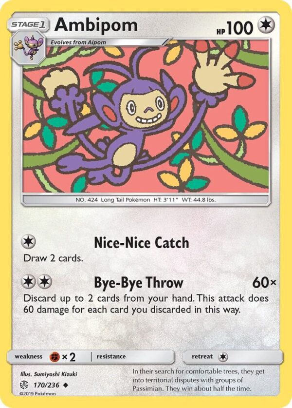 Ambipom 170/236 Normal SM – Cosmic Eclipse Ambipom 170/236 Normal SM – Cosmic Eclipse
