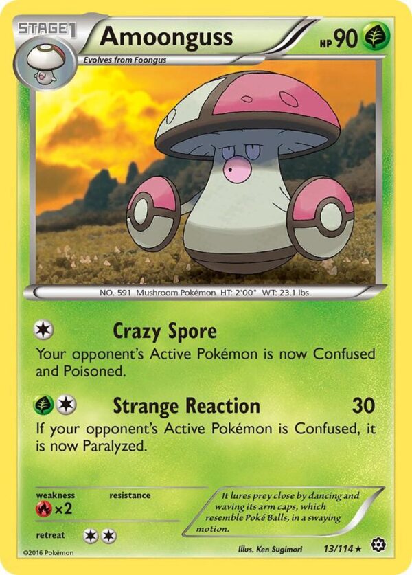 Amoonguss 13/114 Reverse Holofoil XY – Steam Siege
