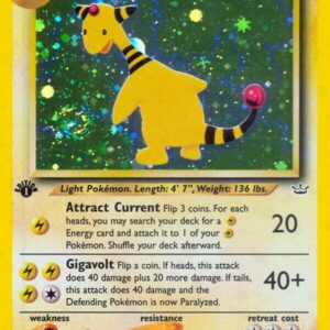 Ampharos 01/64 1st Edition Holofoil Neo Revelation