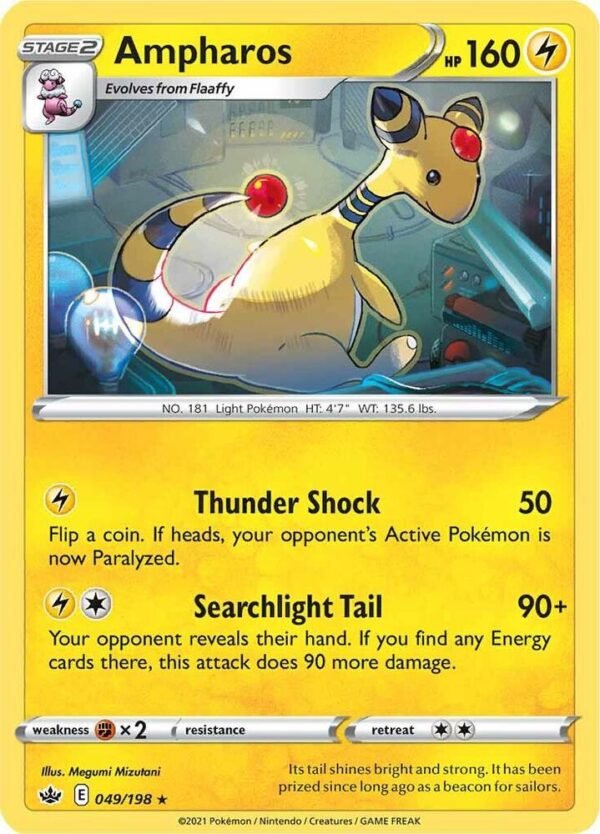 Ampharos 049/198 Normal SWSH06: Chilling Reign Ampharos 049/198 Normal SWSH06: Chilling Reign
