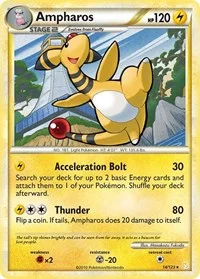 Ampharos | 14/123 | Reverse Holofoil | HeartGold SoulSilver