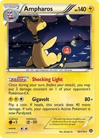 Ampharos | 40/114 | Reverse Holofoil | XY - Steam Siege